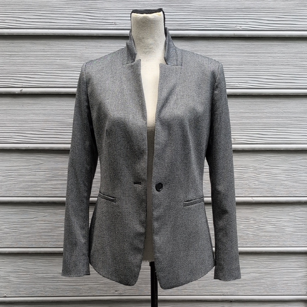 Loft Notched Collar Single Button Blazer Jacket |… - image 2